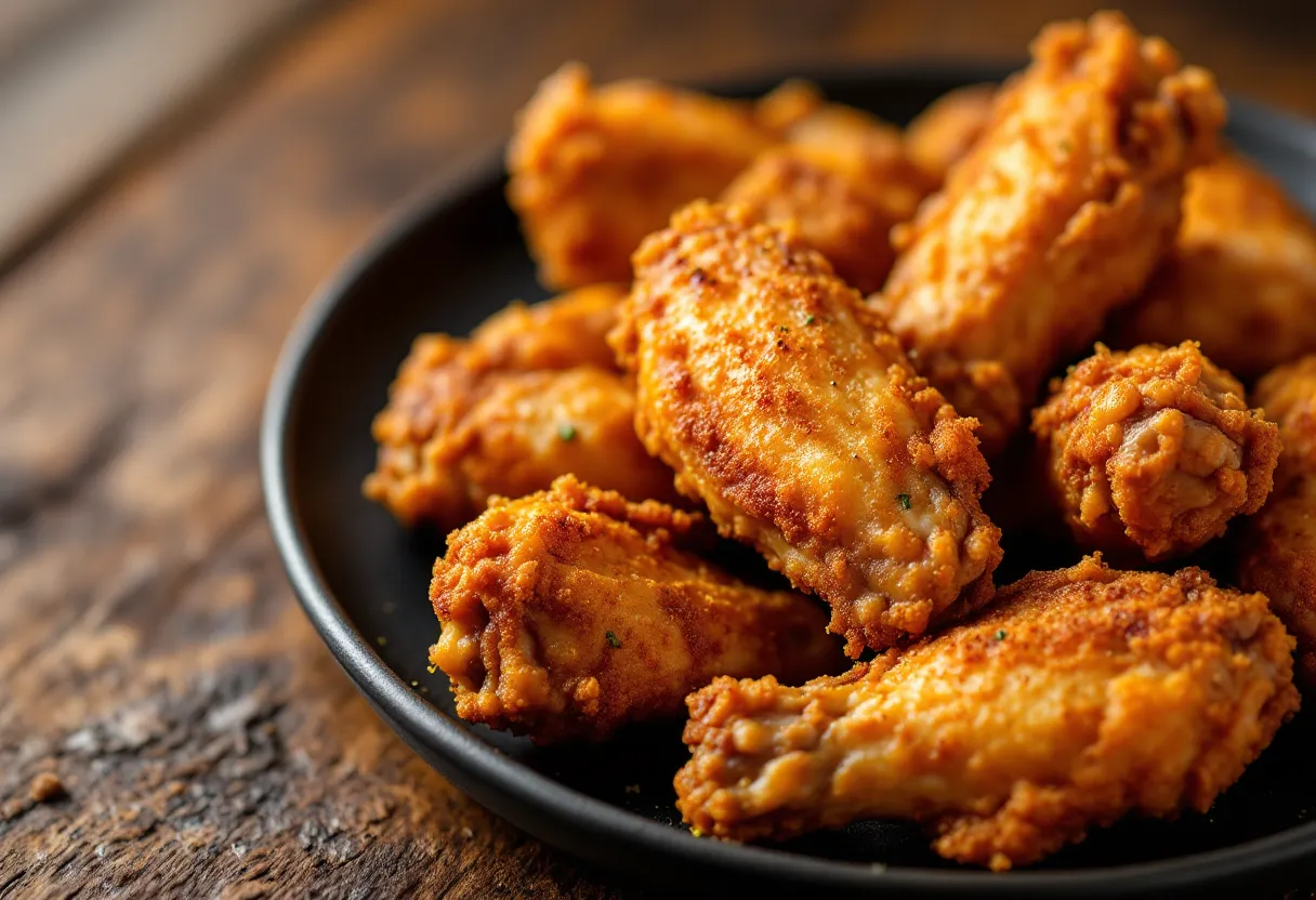 Air Fryer Chicken Wings — high-protein GLP-1 recipe, 26g protein per serving