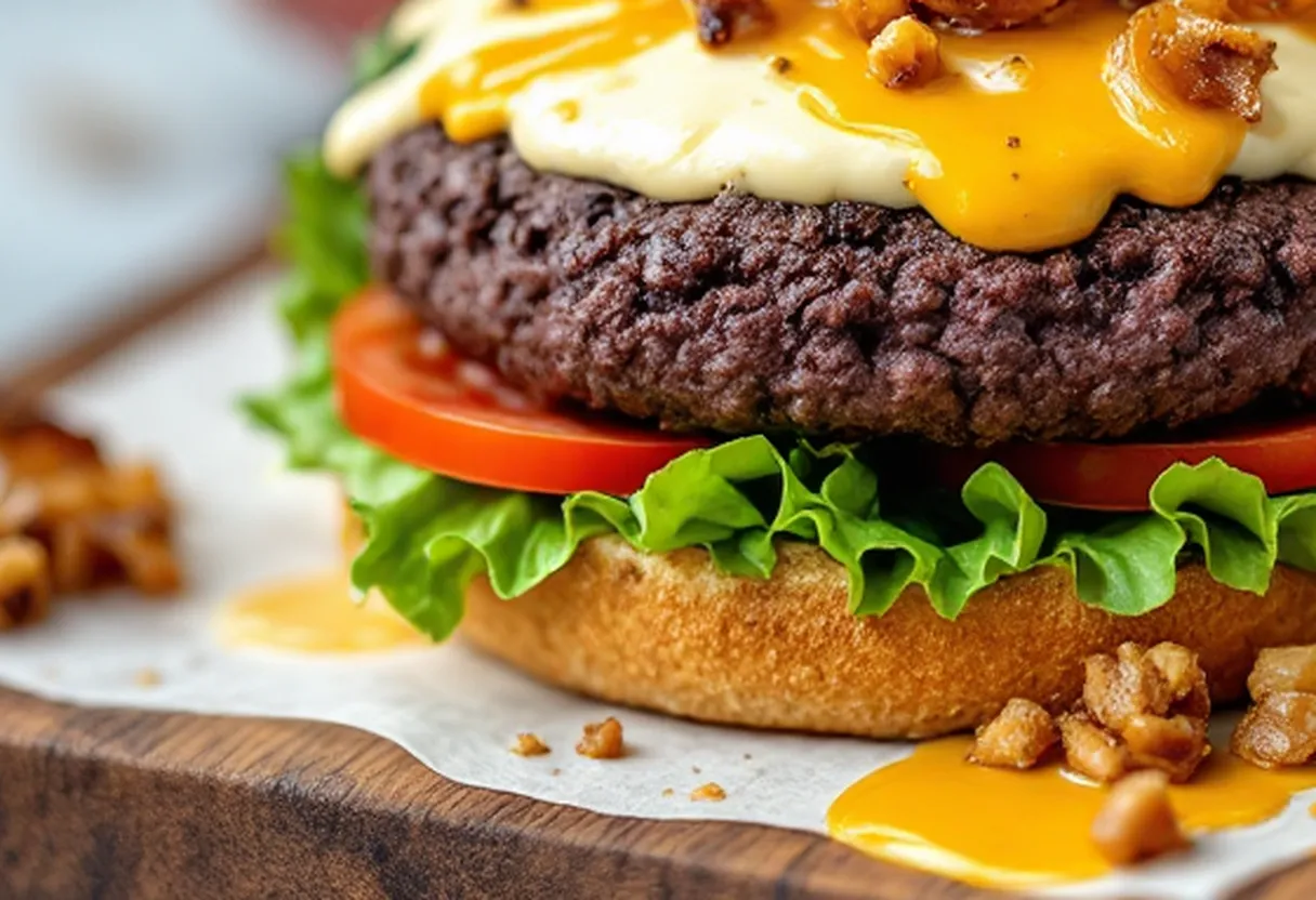 Black Bean Smash Burgers with Caramelised Onions (21g Protein) — high-protein GLP-1 recipe, 21g protein per serving