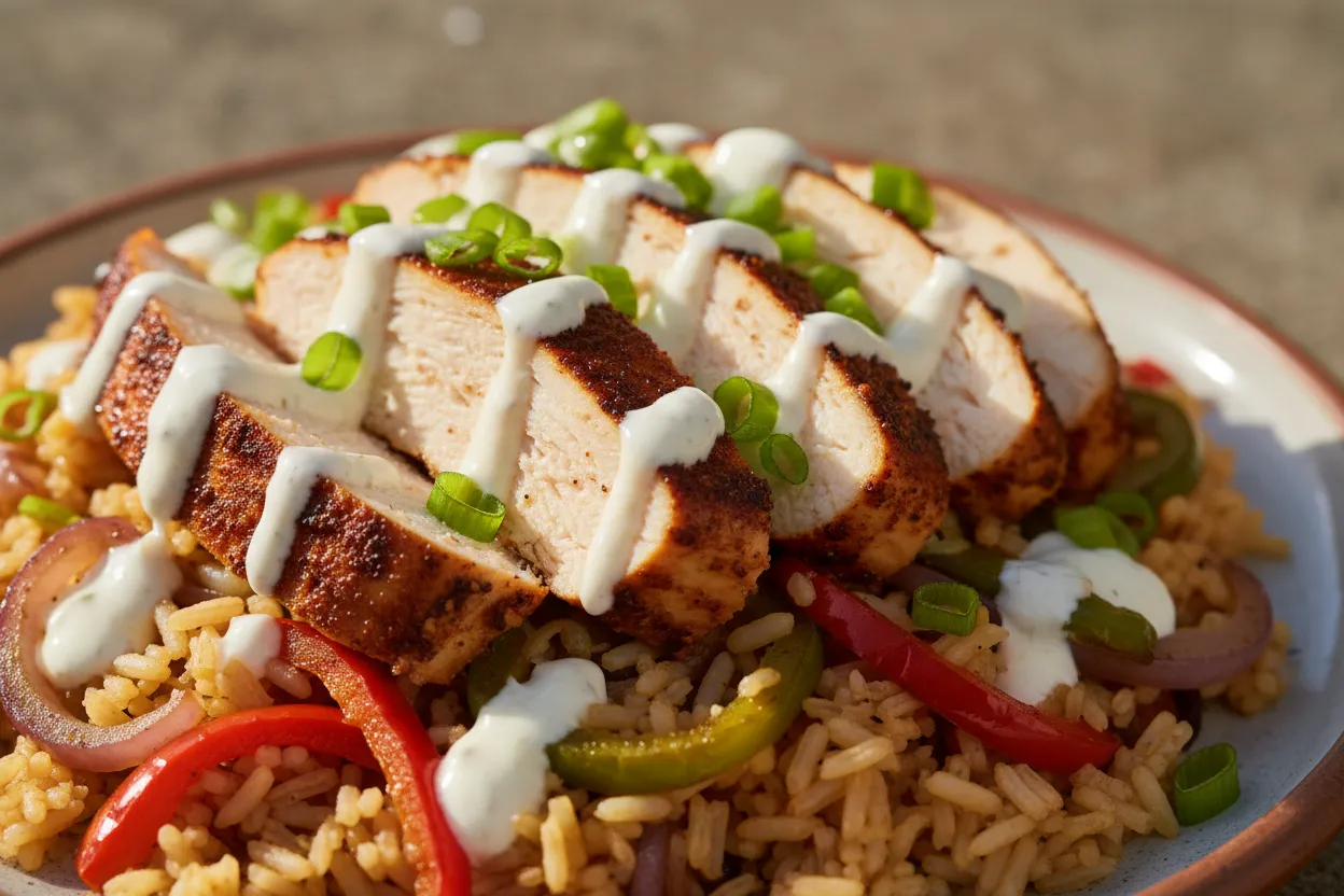 Cajun Chicken & Rice Bowl — 47g protein GLP-1 bowl recipe