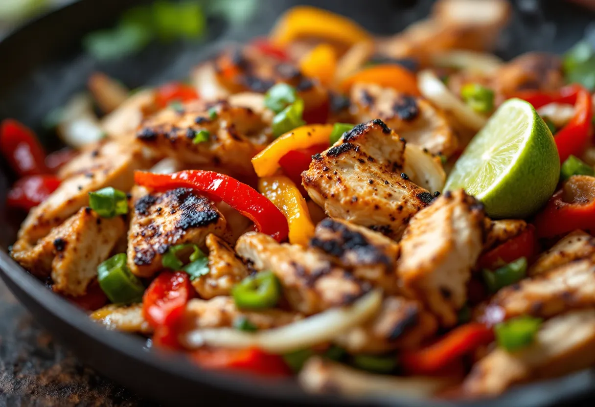 Chicken Fajitas — high-protein GLP-1 recipe, 39g protein per serving