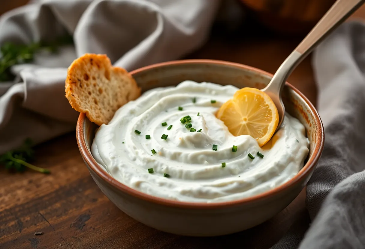 Whipped Cottage Cheese Veggie Dip (15g Protein) — 15g protein GLP-1 recipe