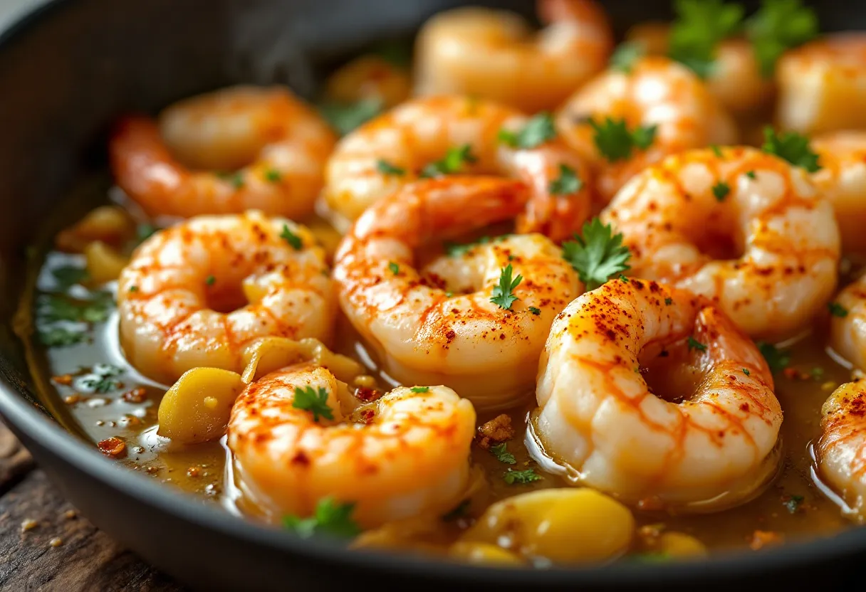 Garlic Shrimp — high-protein GLP-1 recipe, 20g protein per serving