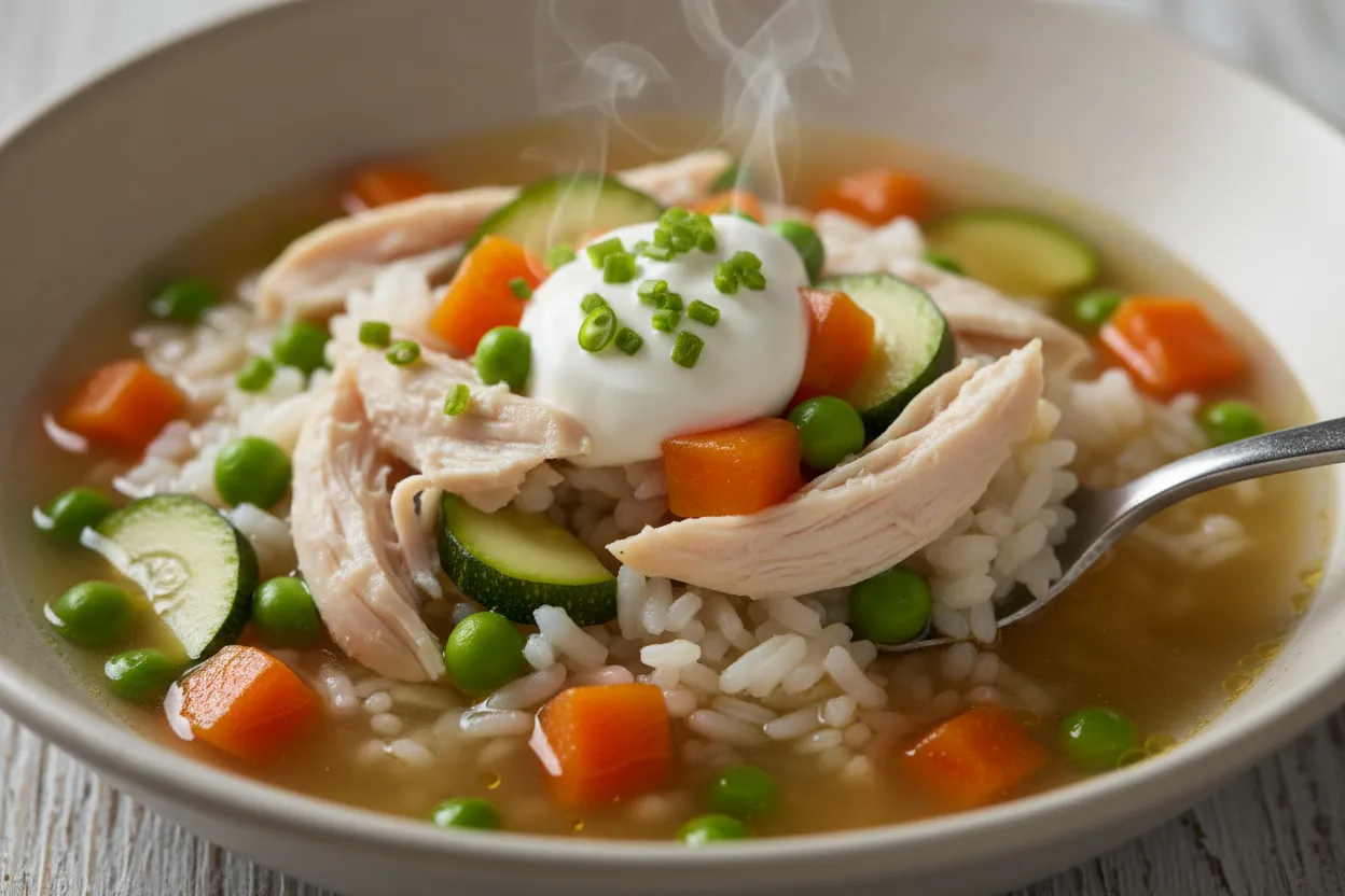 Gentle Day Chicken & Rice Bowl — 46g protein GLP-1 bowl recipe