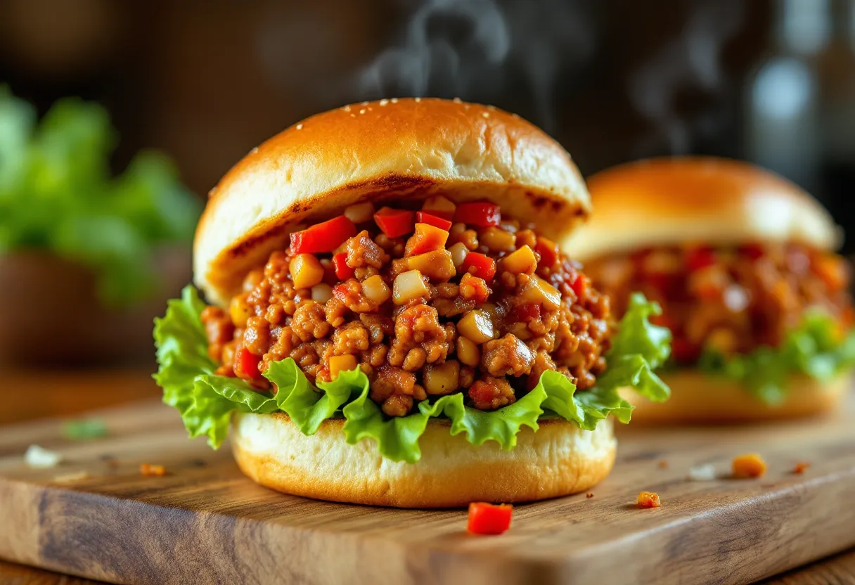 Healthy Turkey Sloppy Joes — high-protein GLP-1 recipe, 33g protein per serving