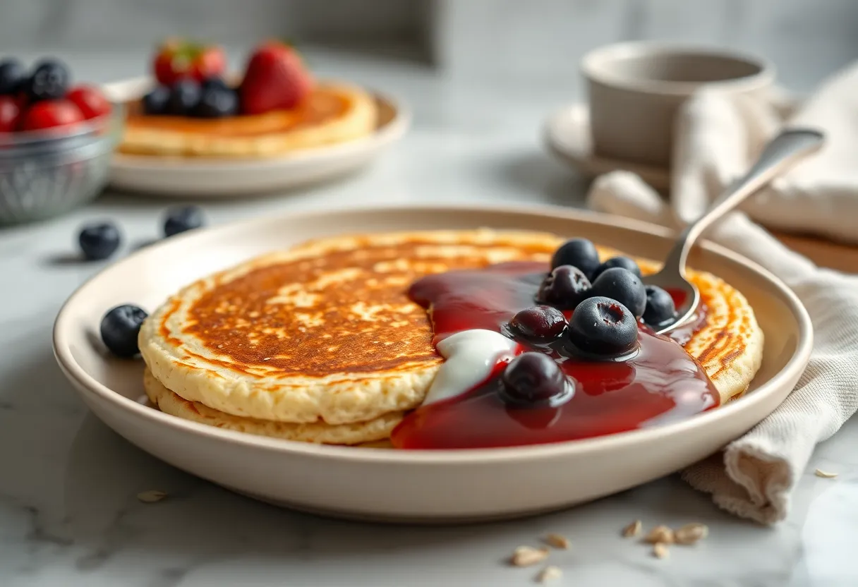 High-Protein Cottage Cheese Pancakes (26g Protein) — 26g protein GLP-1 recipe
