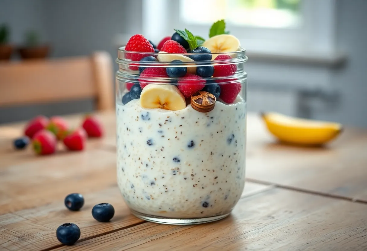 High-Protein Overnight Oats (24g Protein, Make-Ahead) — 24g protein GLP-1 recipe
