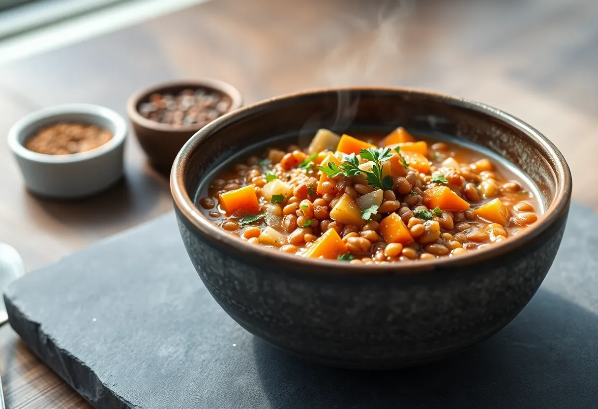 High-Protein Red Lentil Soup (20g Protein, High Fibre) — 20g protein GLP-1 recipe