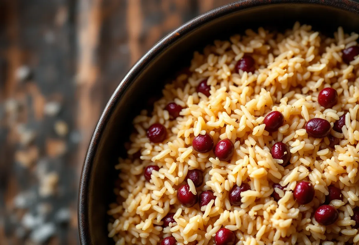 Jamaican Rice and Peas — high-protein GLP-1 recipe, 13g protein per serving