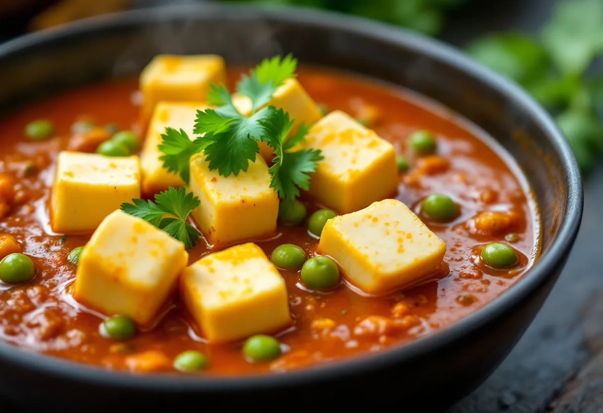 Matar Paneer — high-protein GLP-1 recipe, 19g protein per serving