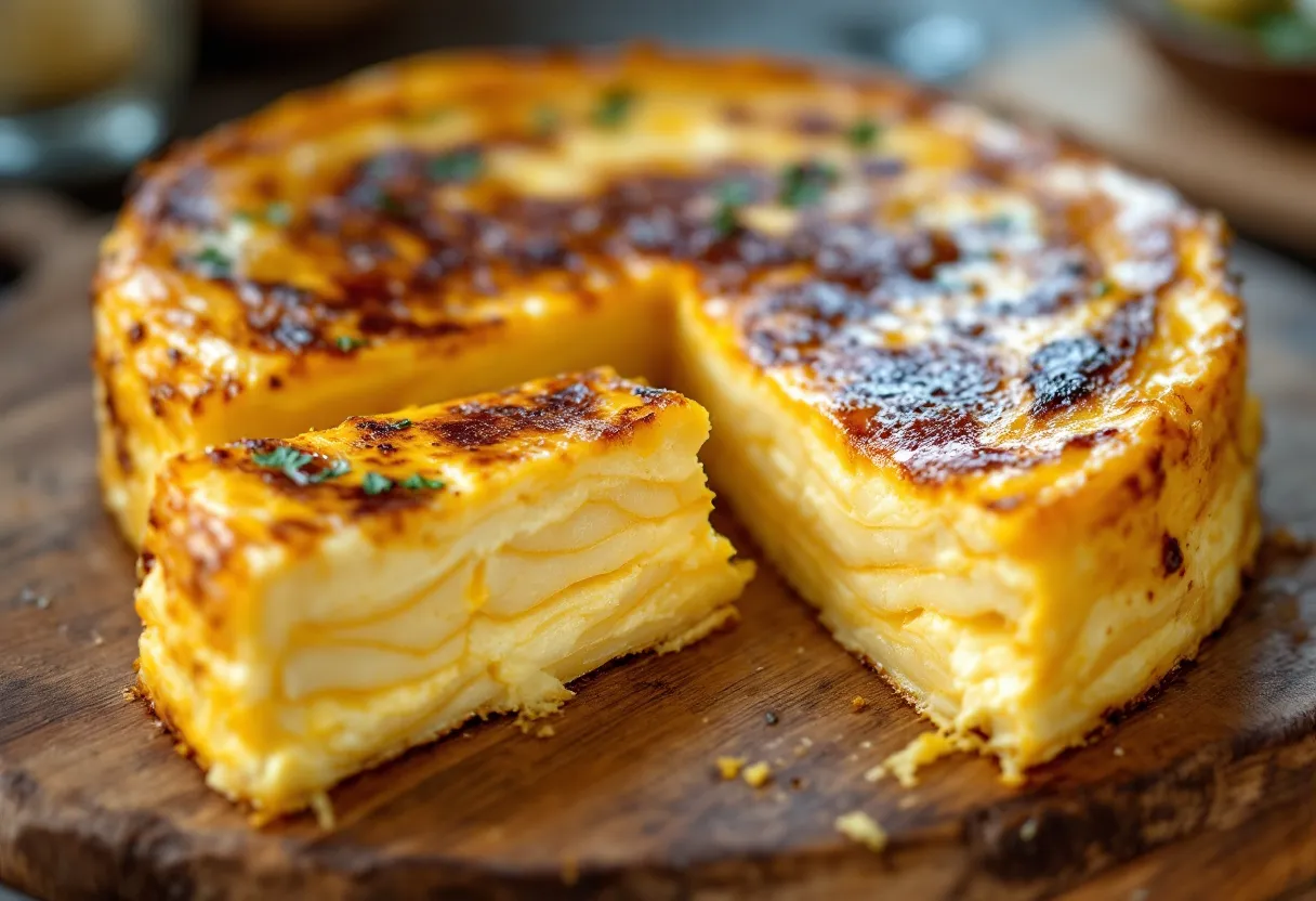 Spanish Tortilla — high-protein GLP-1 recipe, 17g protein per serving