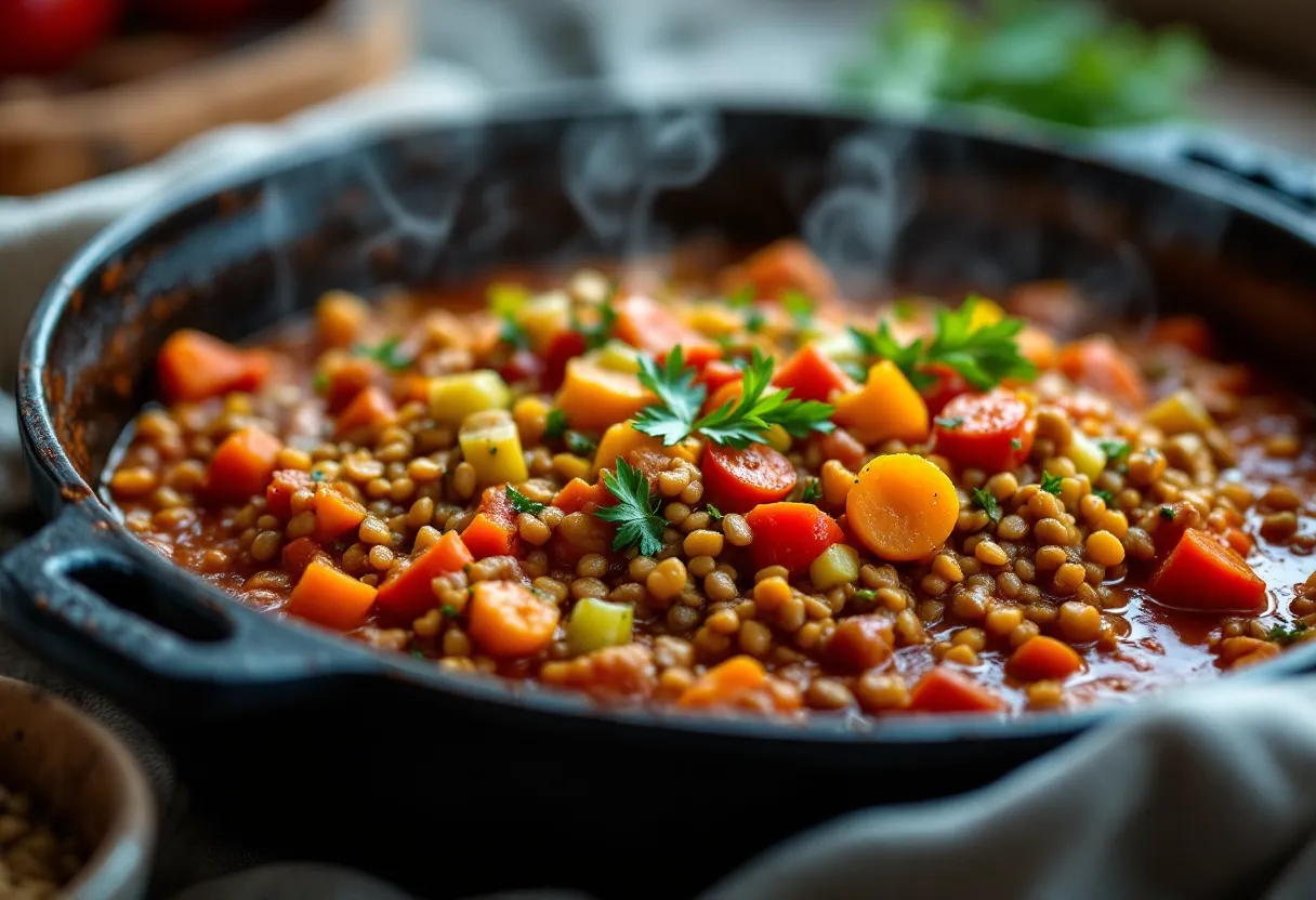 Vegetarian Casserole — high-protein GLP-1 recipe, 18g protein per serving