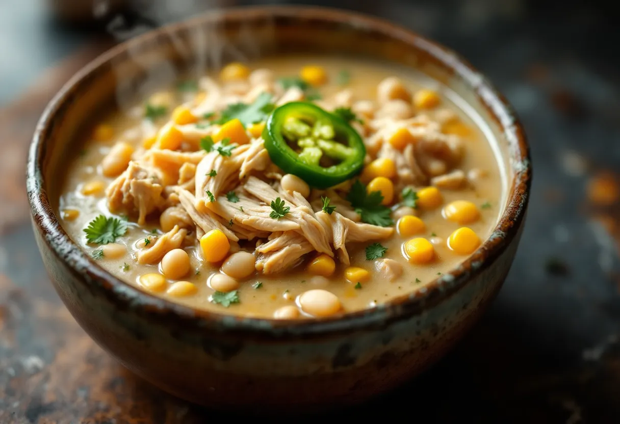 White Chicken Chili Recipe — high-protein GLP-1 recipe, 41g protein per serving